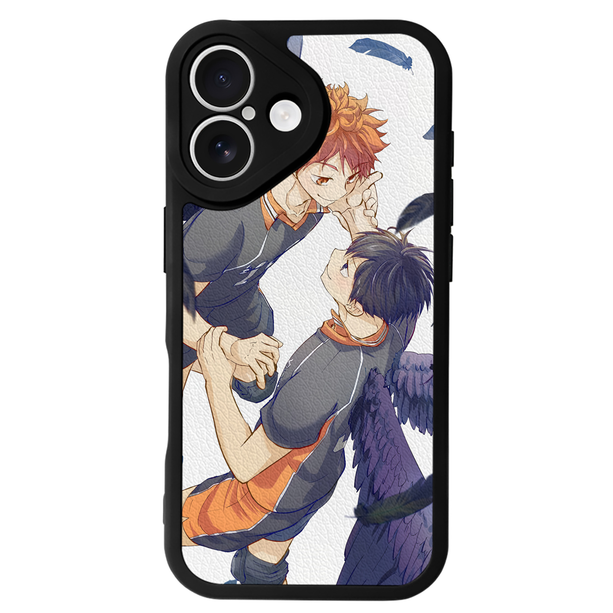 （画像用） ハイキュー!! Haikyu!! 【iPhone 16シリーズ対応】シリコンスマホケース（レザー調） 材質：シリコン